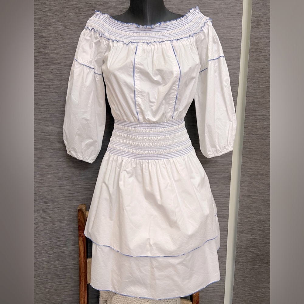Parker peasant dress size L on/off the shoulder